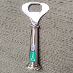Towle Silver Bottle Opener with Decorative Handle